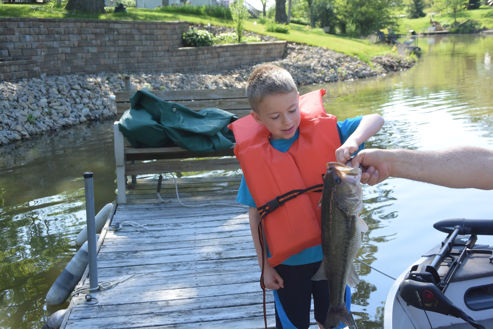 Tyler with a nice Bass