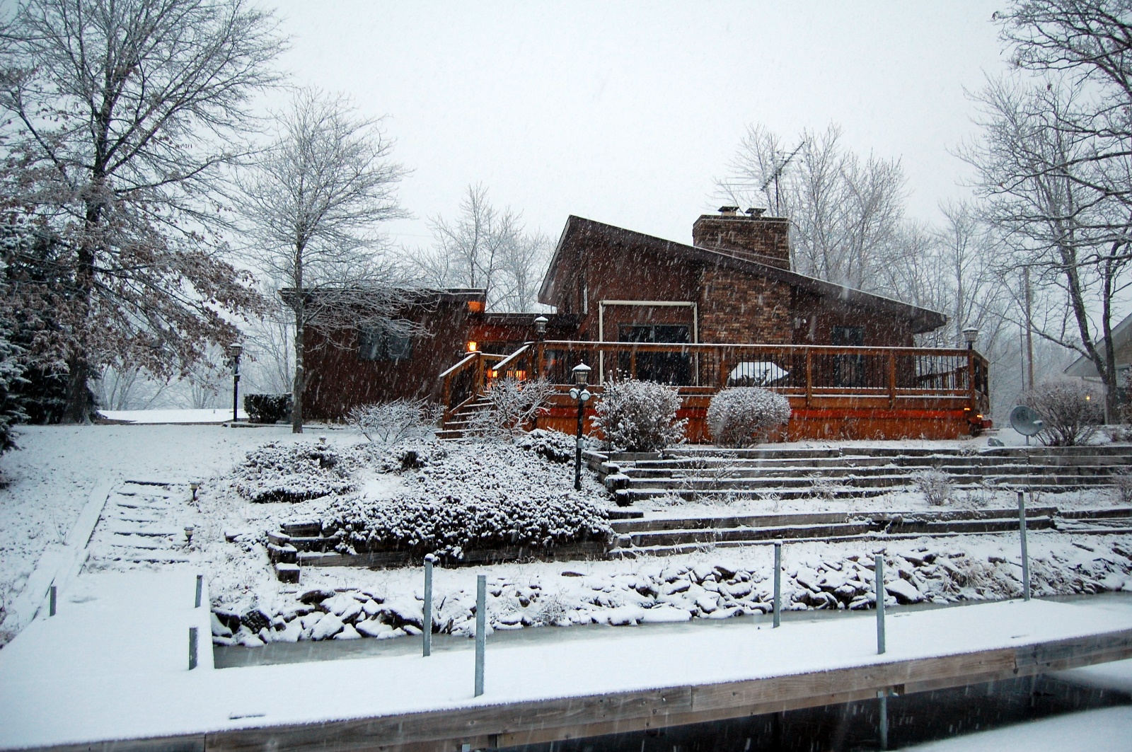 New Years Eve snowfall