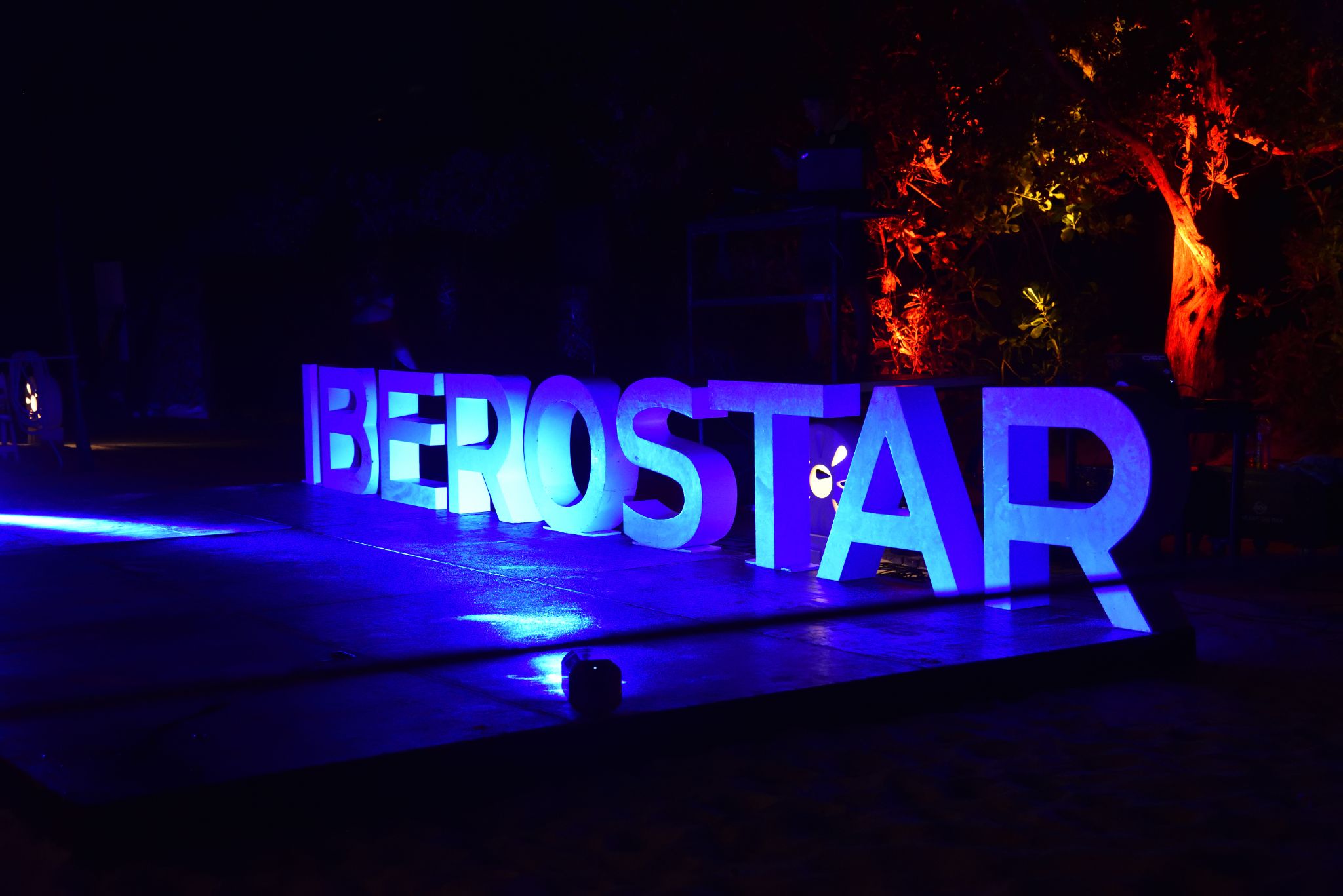 Iberostar Beach stage for Fire Dance