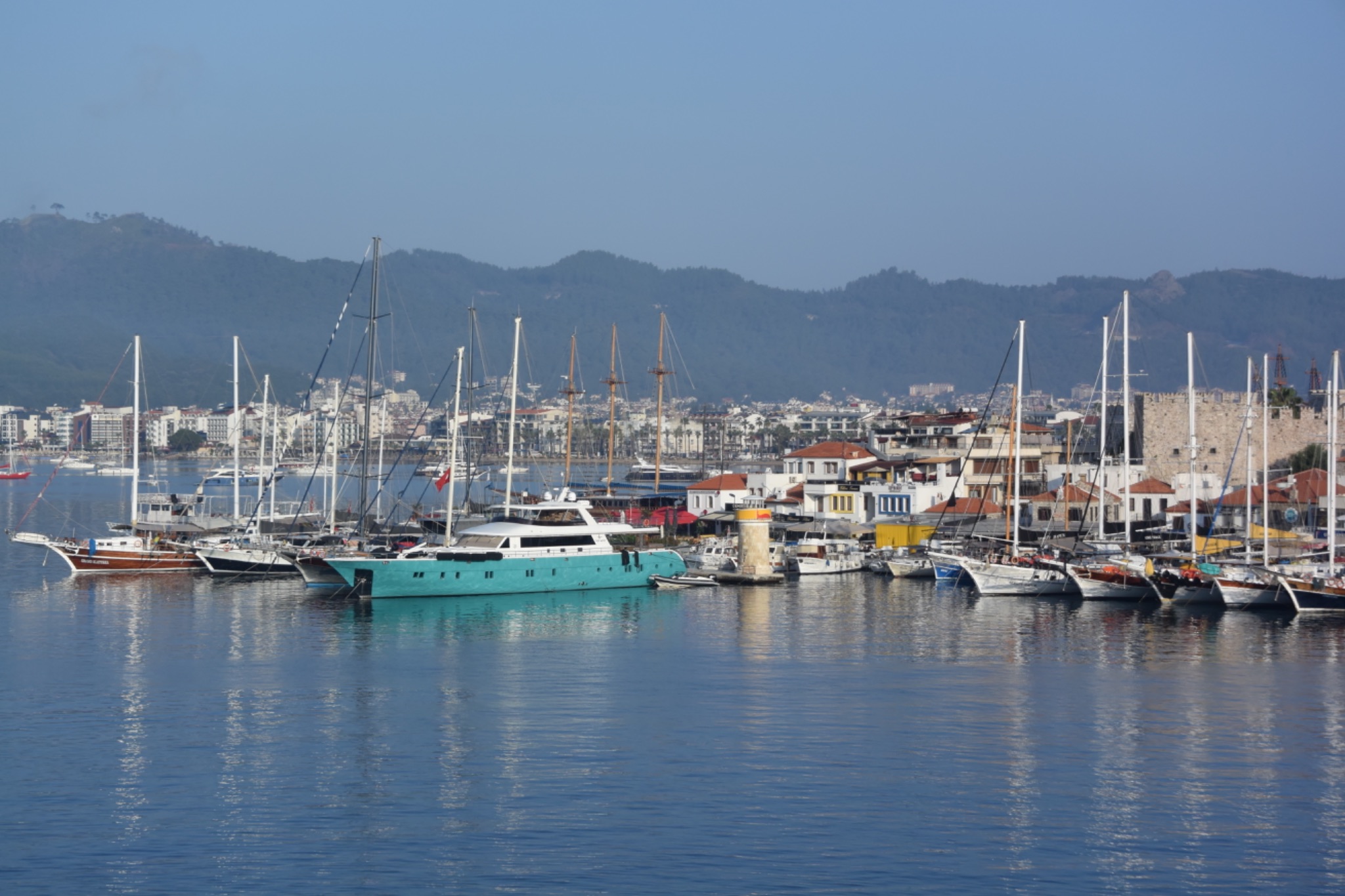 Arriving in Santorini