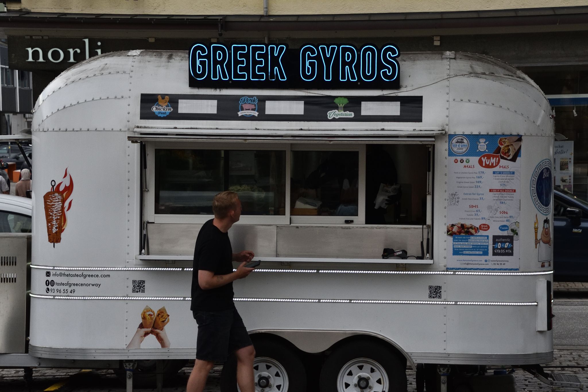 Greek food in Norway