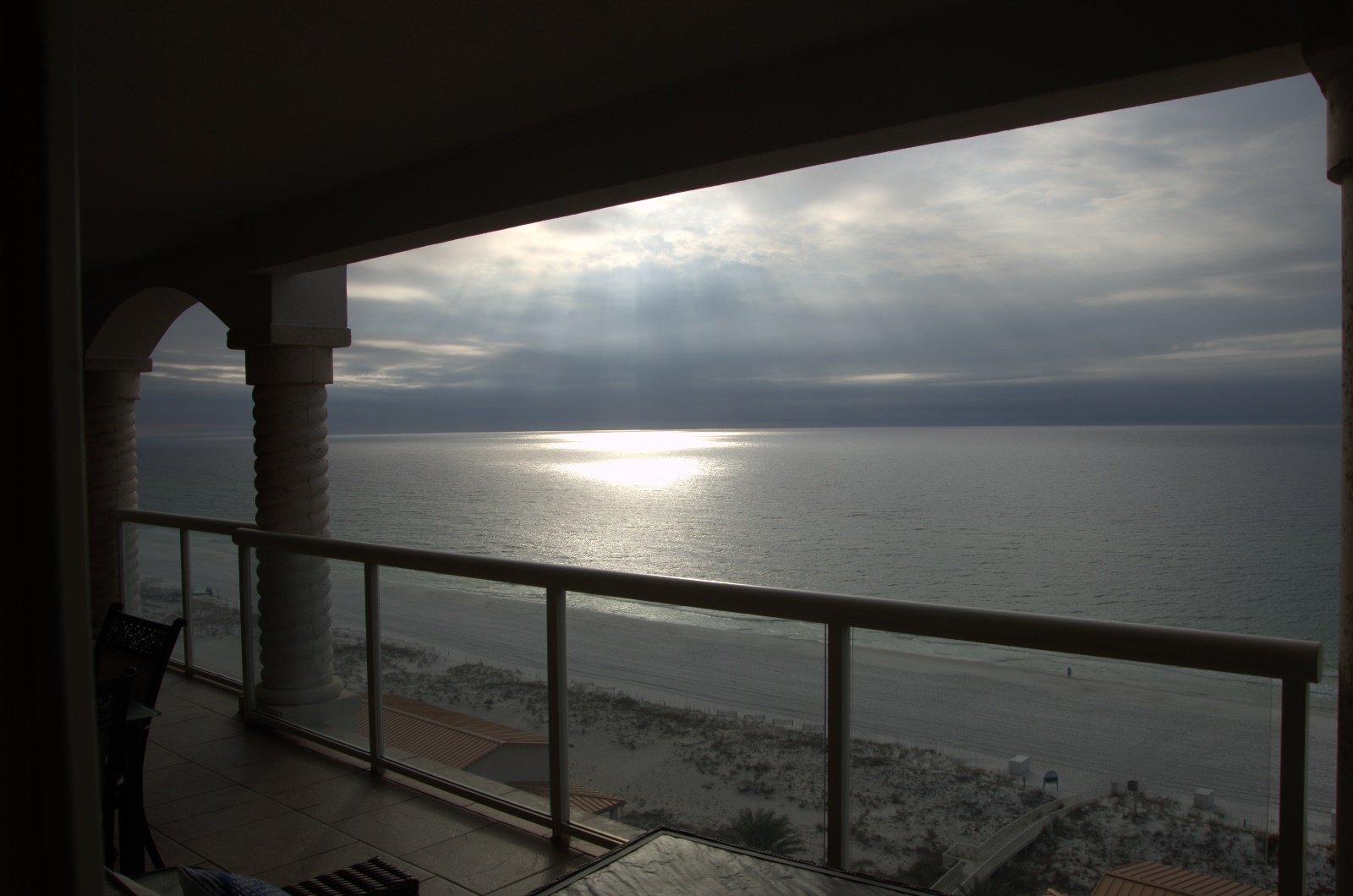 Sun through the clouds